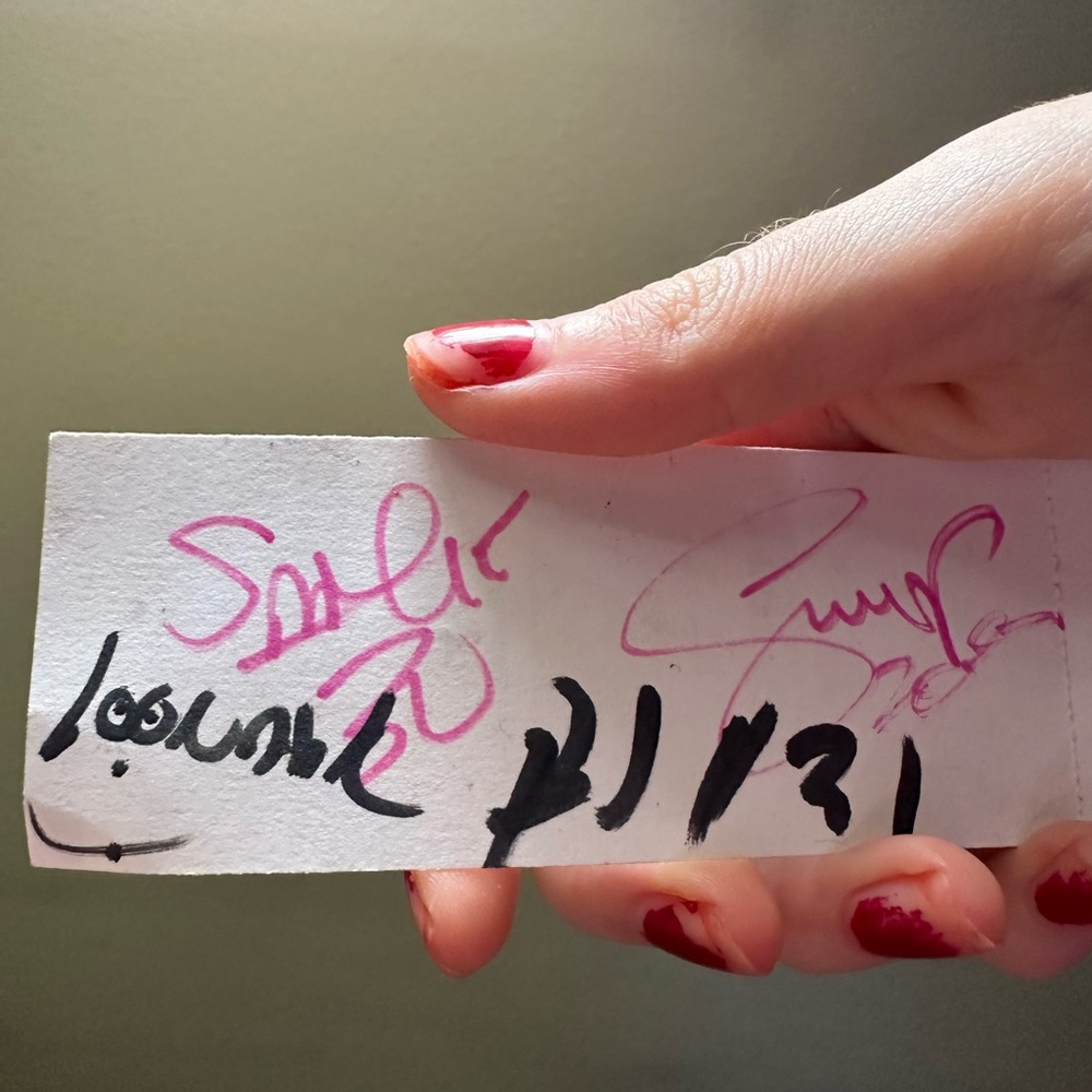 Harlem Wizards signed 2014 Basketball ticket